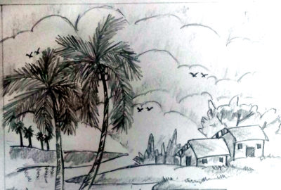 Sketch by Shampa Sarkar